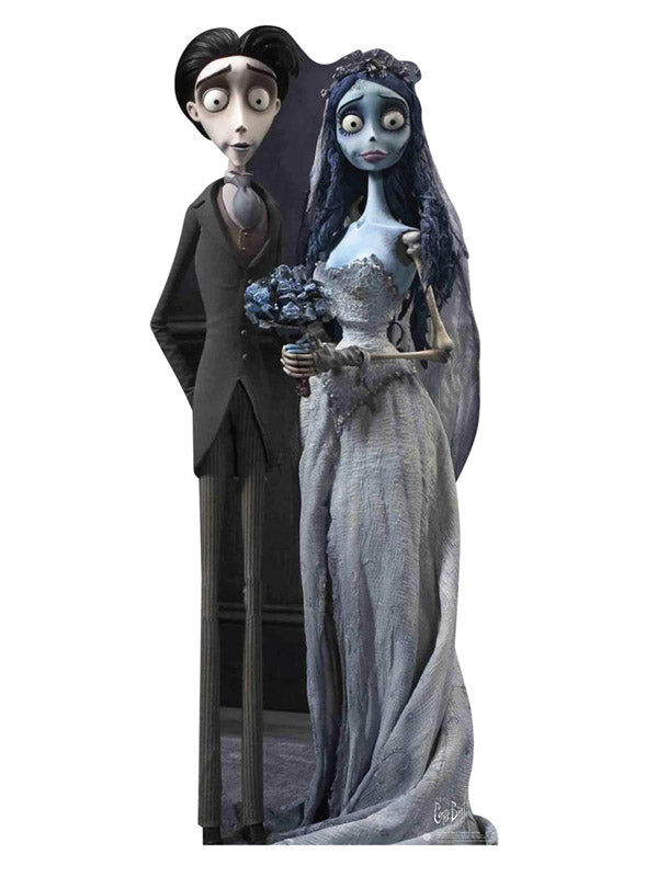 The Corpse Bride and Groom Lifesize Cardboard Cutout
