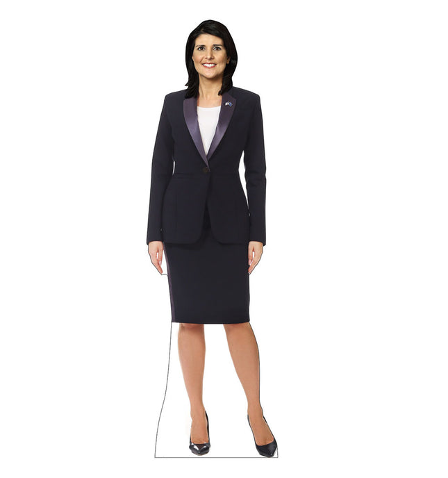 Lifesize Nikki Haley Cardboard Cutout