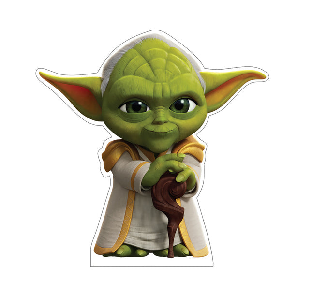Disney Young Jedi Master Yoda Lifesize Cardboard Cutout