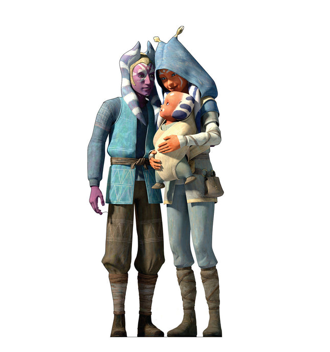 Tales Of The Jedi Pav-Ti Tano, Na'kil Tano, Ahsoka Tano Lifesize Cardboard Cutout
