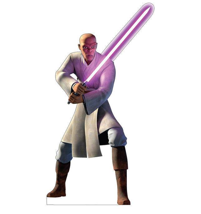 Tales Of The Jedi Mace Windu Lifesize Cardboard Cutout
