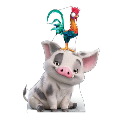 Moana 2 Pua & Heihei Cardboard Cutout