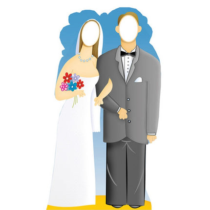 Wedding Couple Stand-In Cardboard Cutout
