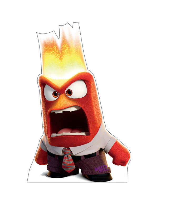Disney Inside Out 2 Anger Cardboard Cutout