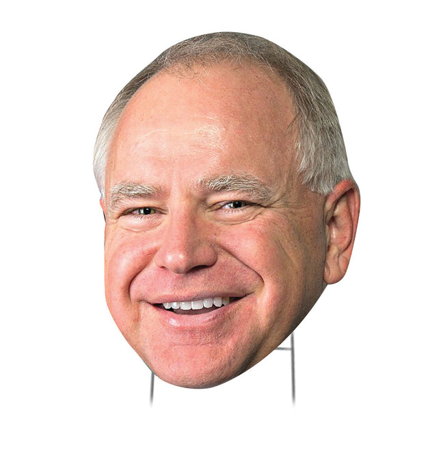Tim Walz Big Head Outdoor Yard Sign