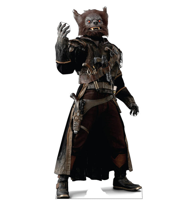 Star Wars Skeleton Crew Pirate Captain Brutus Cardboard Cutout