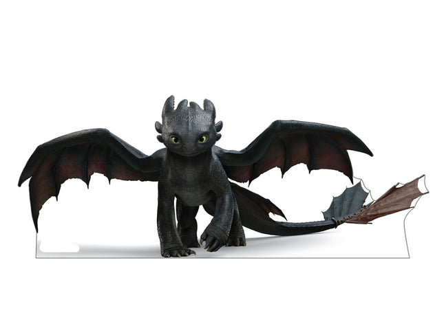 How To Train Your Dragon Live Action Toothless Lifesize Cardboard Cutout