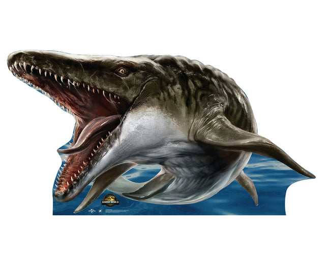 Jurassic World Rebirth Mosasauruss Lifesize Cardboard Cutout