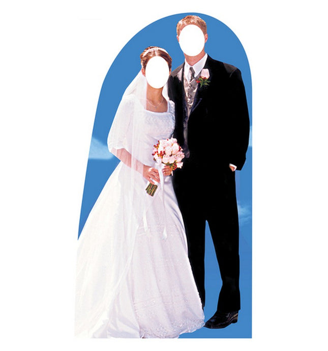 Bride & Groom Stand-In Cardboard Cutout