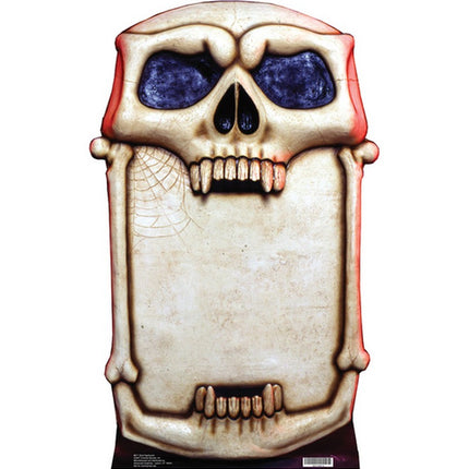 Skull Signboard Cardboard Cutout