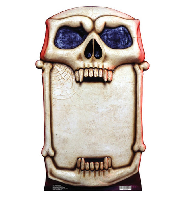 Skull Signboard Cardboard Cutout