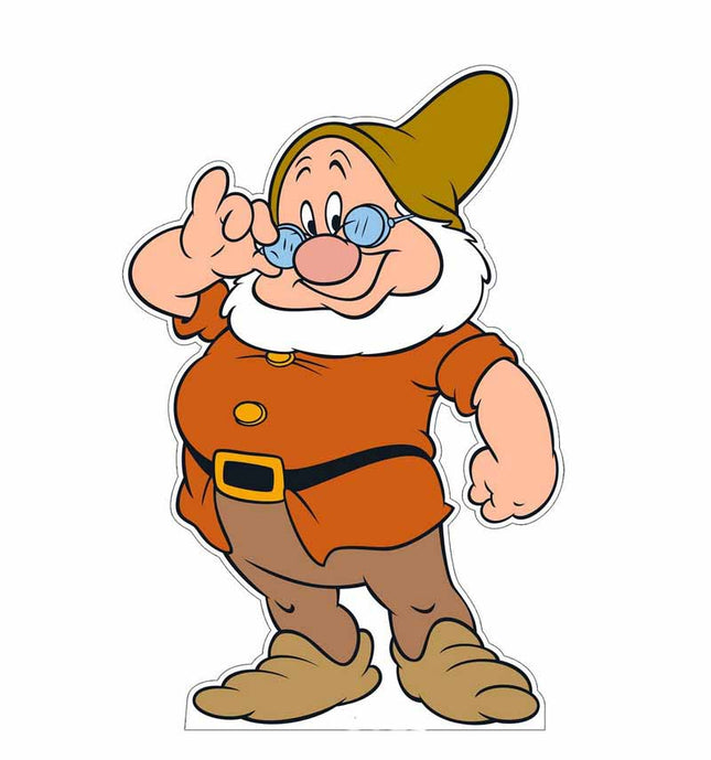 Doc Snow White and the Seven Dwarfs Cardboard Cutout
