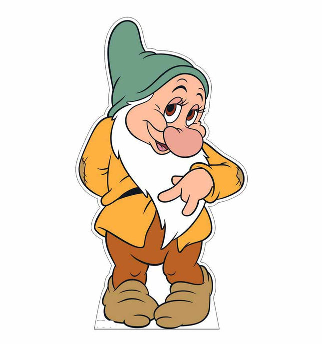 Bashful Snow White and the Seven Dwarfs Cardboard Cutout