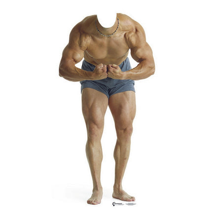 Muscle Man Stand In Cardboard Cutout