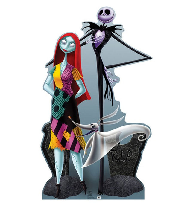 Jack & Sally Nightmare Before Christmas Cardboard Cutout