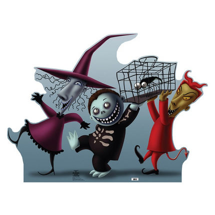 Lock Shock and Barrel Nightmare Before Christmas Cardboard Cutout