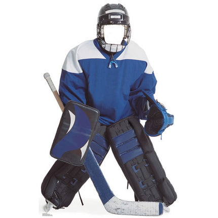 Hockey Boy Stand In Cardboard Cutout