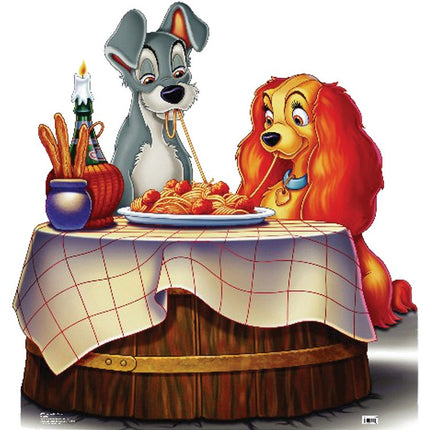 Lady and the Tramp Cardboard Cutout