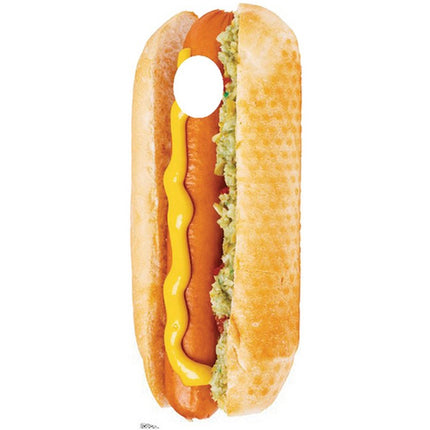 Hot Dog Stand In Cardboard Cutout