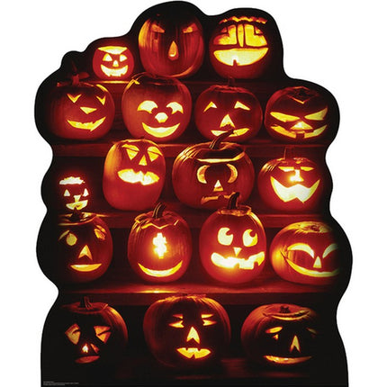 Pumpkin Group Cardboard Cutout