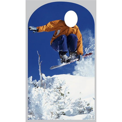 Snowboarder Stand In Cardboard Cutout
