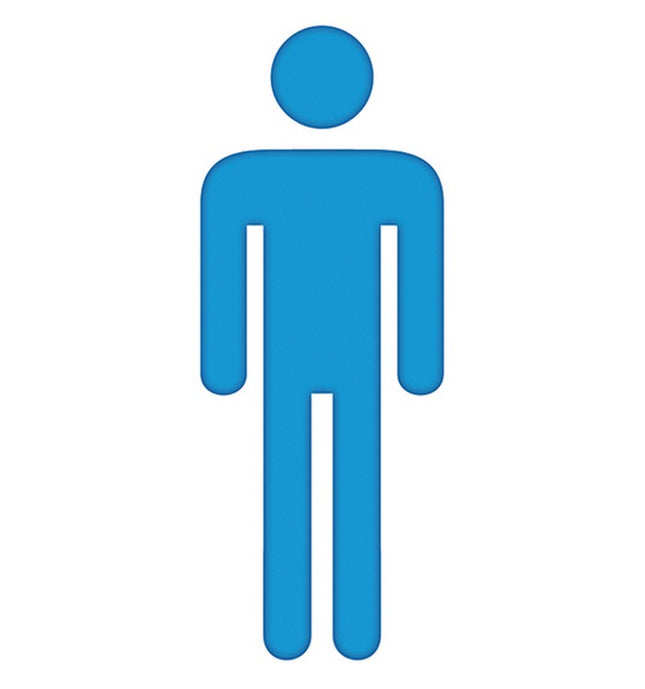 Man Symbol Cardboard Standee