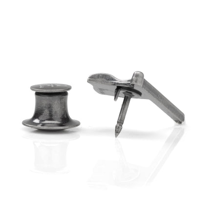 Golf 18th Hole Antique Silver Lapel Pin