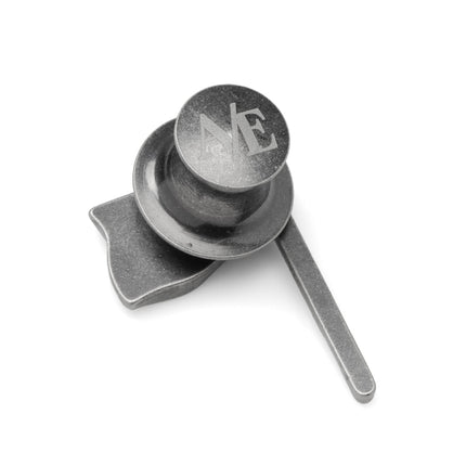 Golf 18th Hole Antique Silver Lapel Pin