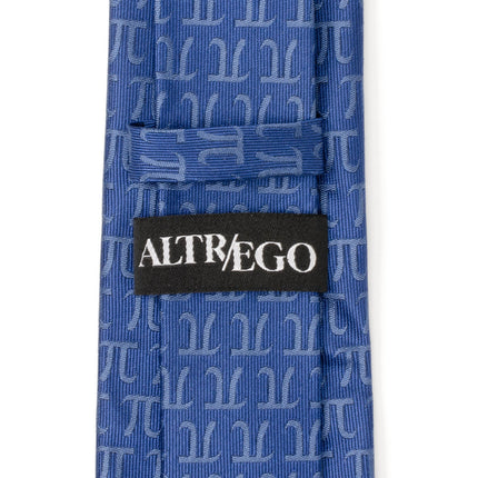 Pi Mathematics Symbol Blue Men's Tie