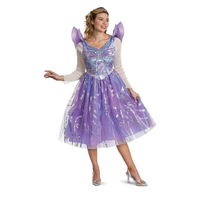 Women's Plus Size Deluxe Wicked: For Good Glinda Dress Costume