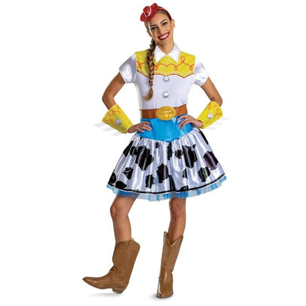 Adult Glam Deluxe Disney Pixar Toy Story Jessie Dress Costume