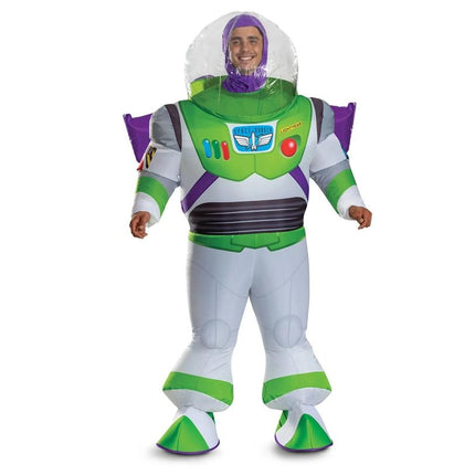 Adult Inflatable Disney Pixar Toy Story Buzz Lightyear Costume with Helmet
