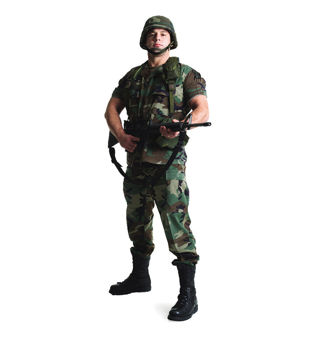 Life Size Army Soldier Standee