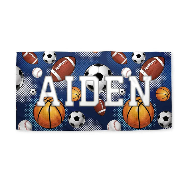 Personalized Sports Lover Beach Towel