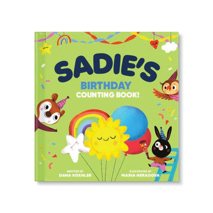 Personalized My Birthday Counting Board Book