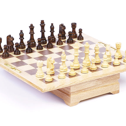The Jewel Chess Set<BR>w/ Chessmen & Checkers
