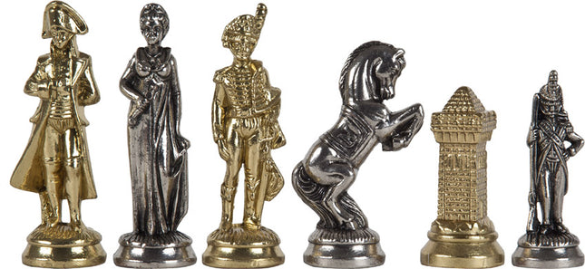 Napoleon Bass &<BR>Silver Chessmen Set