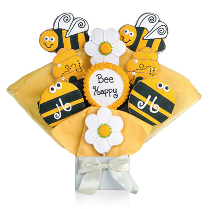 Bee Happy Cookie Bouquet