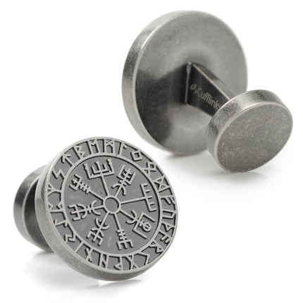 Vegvisir Viking Compass Cufflinks