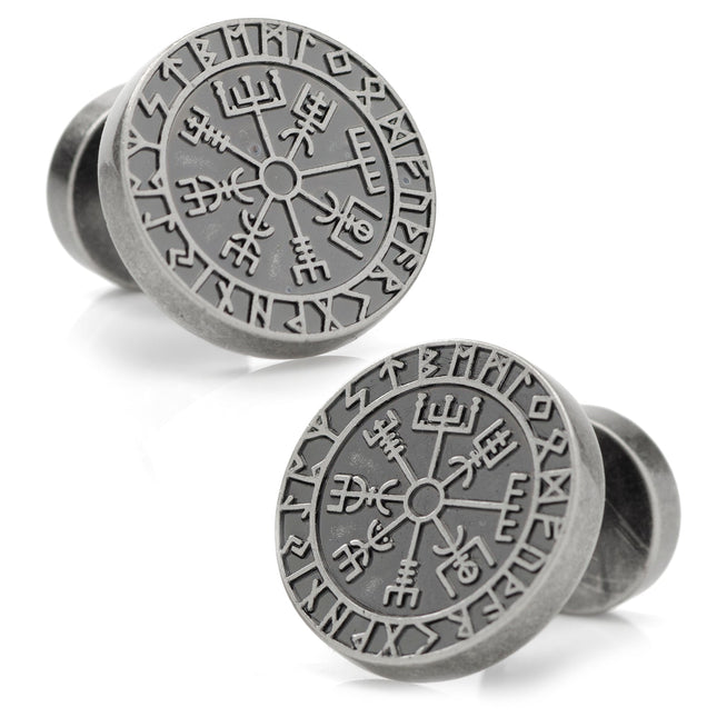 Vegvisir Viking Compass Cufflinks