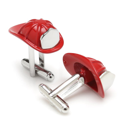 Fireman Hat 3D Cufflinks