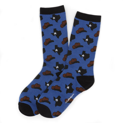 Texas State Cowboy Hat Socks