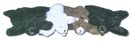 Small White Plush Bear Rug