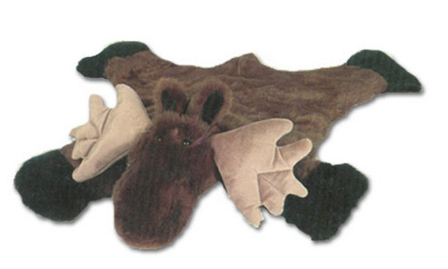 Small Plush Moose Rug