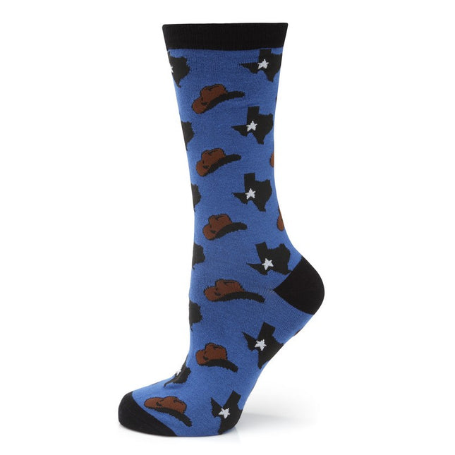 Texas State Cowboy Hat Socks