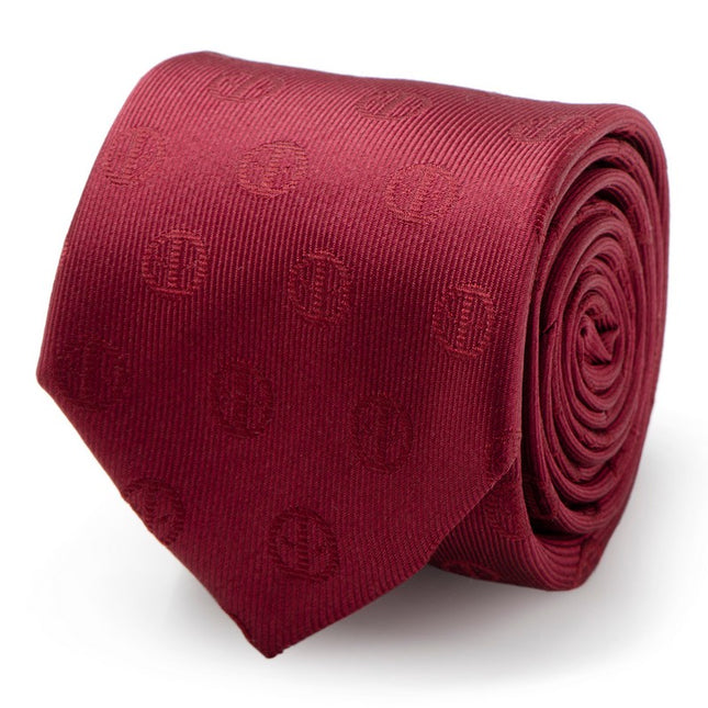 Deadpool Maroon Men's Tie