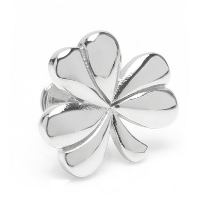 Clover Stainless Steel Lapel Pin