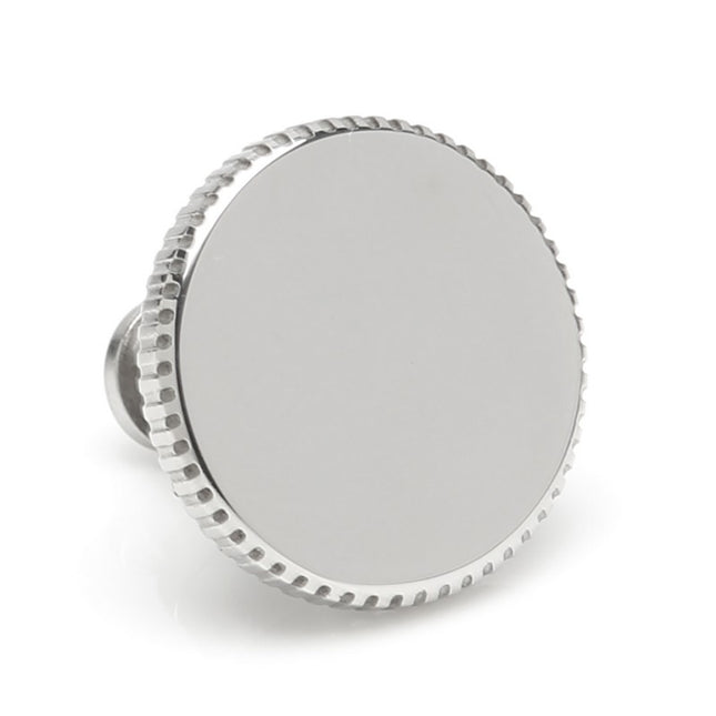 Coin Edge Stainless Steel Lapel Pin