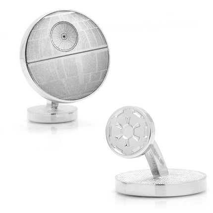 Star Wars Death Star Blue Print Cufflinks