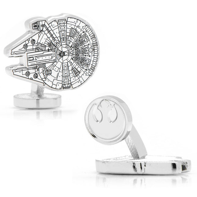 Star Wars Millennium Falcon Blueprint Cufflinks